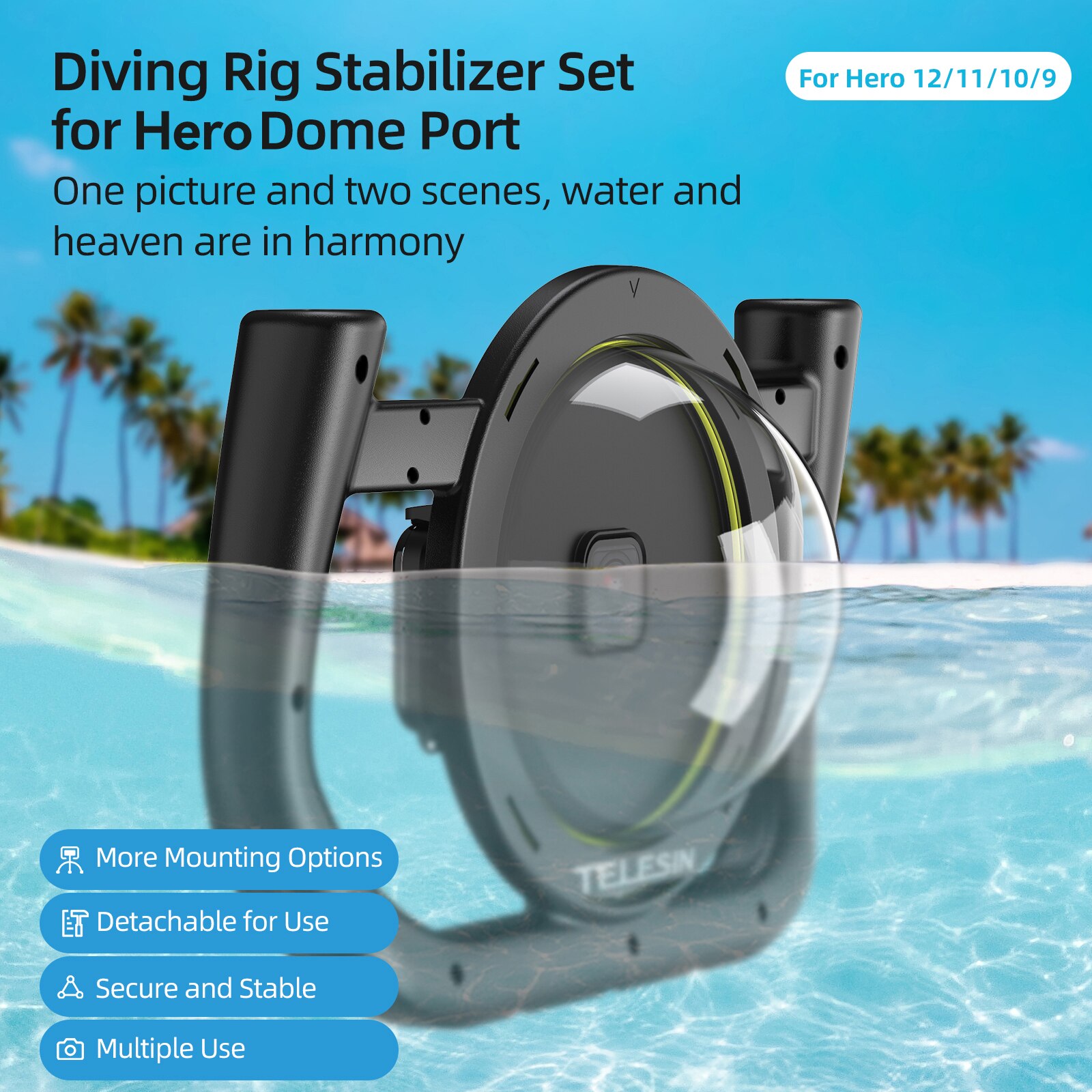 Dome Port Waterproof Handheld Housing Case 2 Dome Port Waterproof Handheld Housing Case 2
