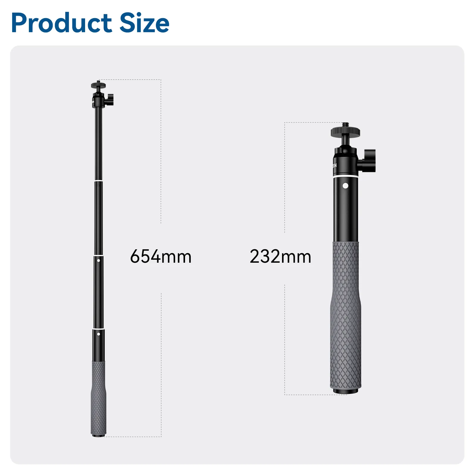 TELESIN Waterproof Divng Selfie Stick Floaty Monopod 360° Rotation Ball Head Selfie Stick for GoPro DJI Osmo Action Insta360 6 TELESIN Waterproof Divng Selfie Stick Floaty Monopod 360° Rotation Ball Head Selfie Stick for GoPro DJI Osmo Action Insta360 6