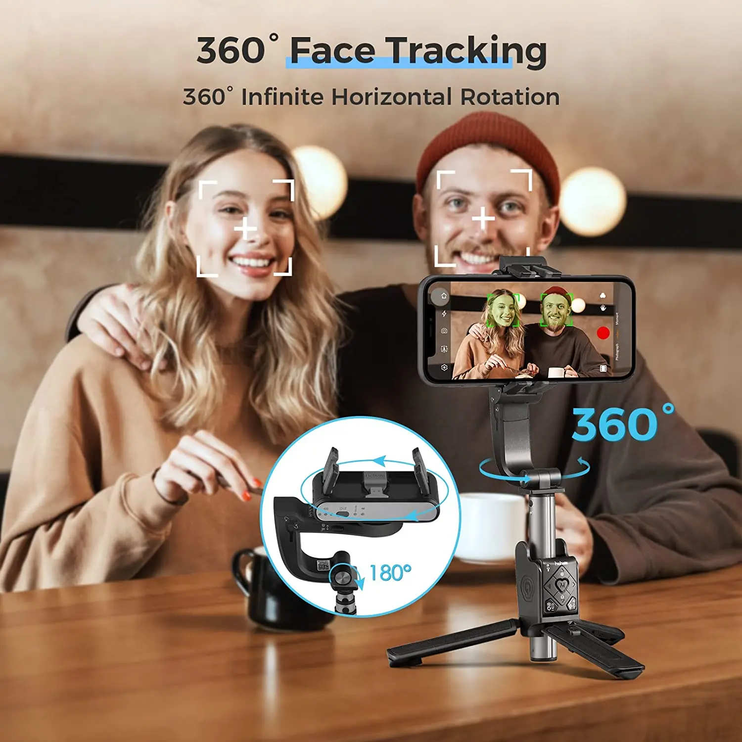 Hohem iSteady Q Handheld Gimbal Stabilizer Phone Selfie Stick Extension Rod Adjustable Tripod with Remote Control for Smartphone 2 Hohem iSteady Q Handheld Gimbal Stabilizer Phone Selfie Stick Extension Rod Adjustable Tripod with Remote Control for Smartphone 2