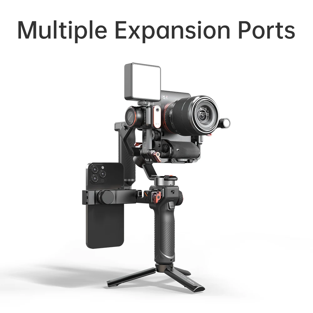 Hohem iSteady MT2 Kit 3 Axis Gimbal for Mirrorless Camera Action Camre Smartphone, Stabilizer for Sony/Nikon/Canon, Load 1.2kg 6 Hohem iSteady MT2 Kit 3 Axis Gimbal for Mirrorless Camera Action Camre Smartphone, Stabilizer for Sony/Nikon/Canon, Load 1.2kg 6