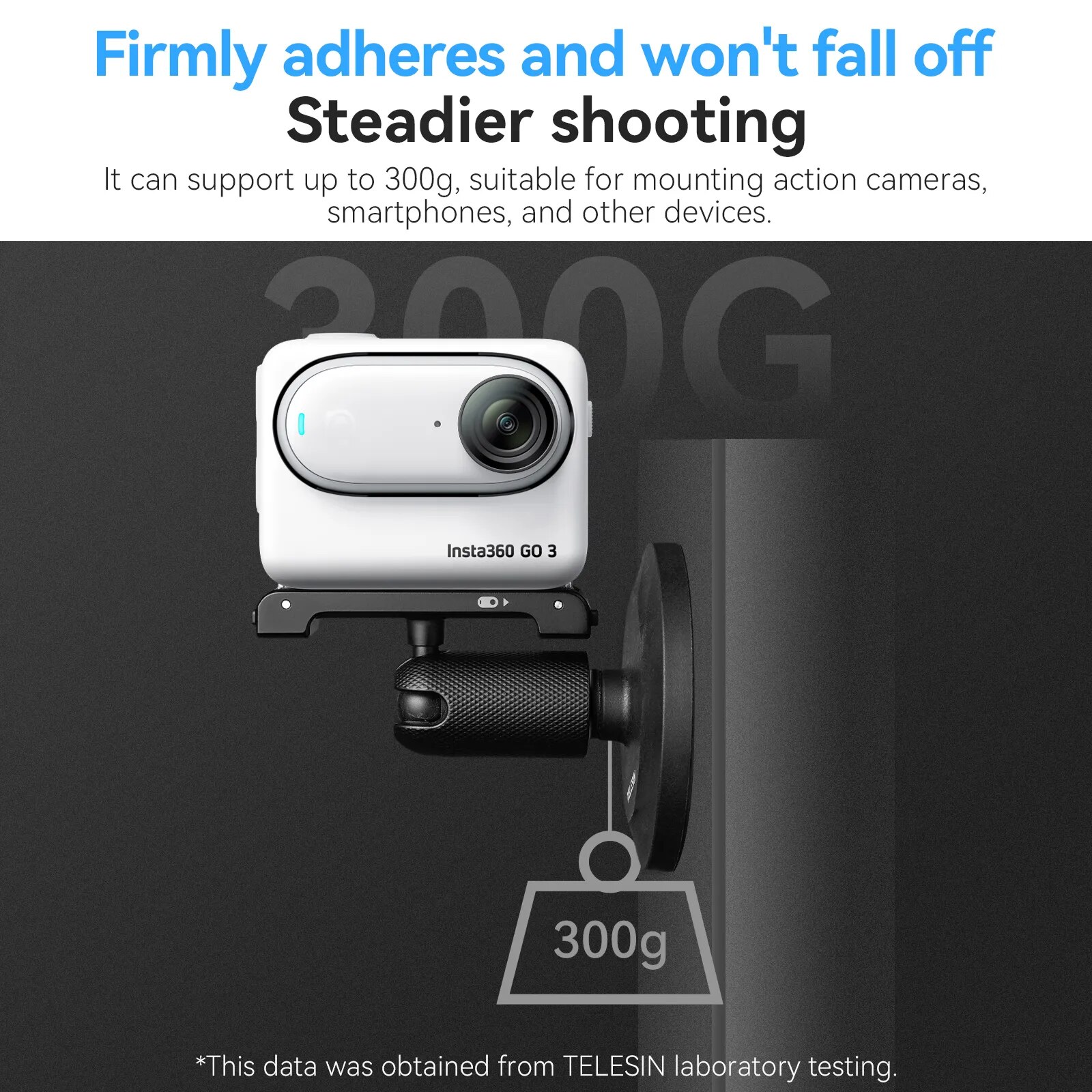 TELESIN Magnetic Suction Bracket Base Action Camera Holder For Insta360 G03 For Insta360 Go3 Accessories 4 TELESIN Magnetic Suction Bracket Base Action Camera Holder For Insta360 G03 For Insta360 Go3 Accessories 4