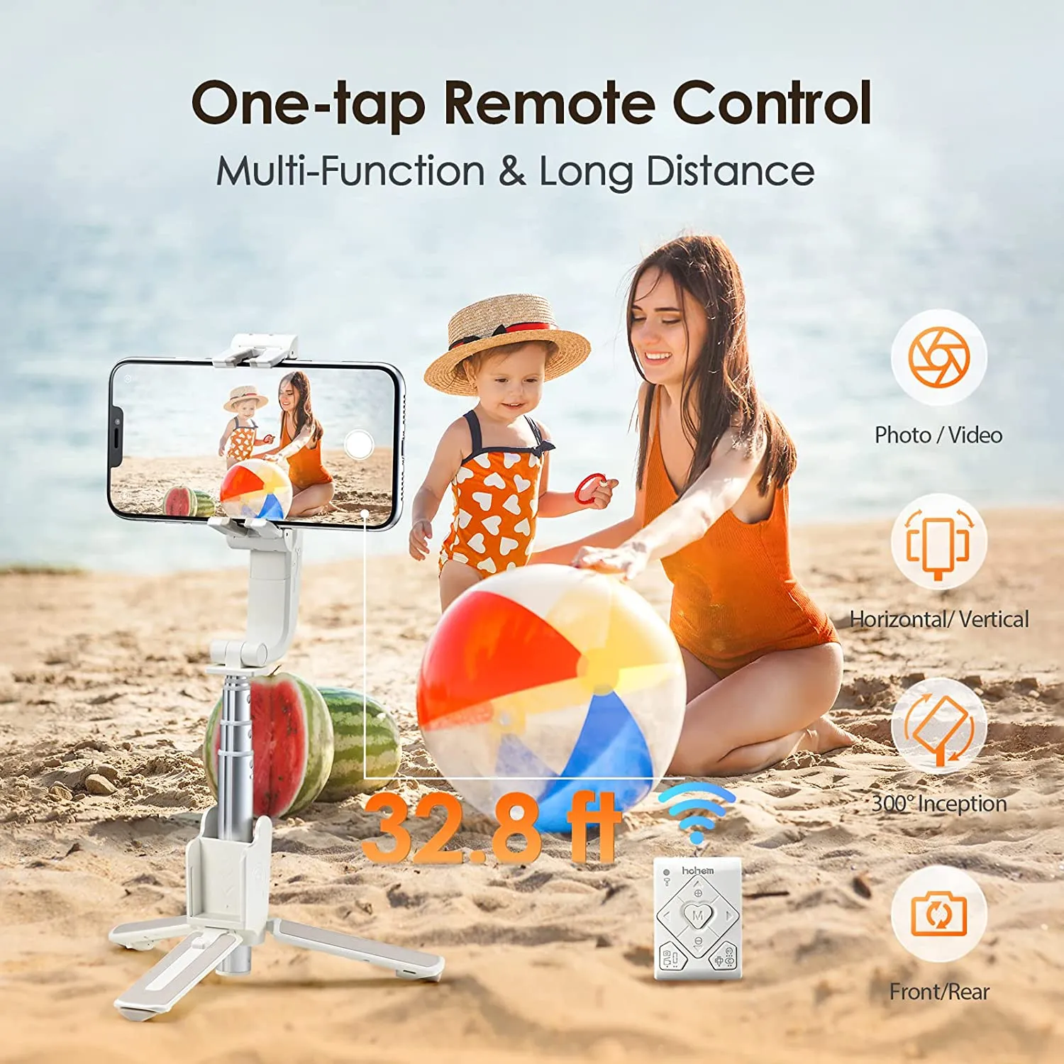 Hohem iSteady Q Handheld Gimbal Stabilizer Phone Selfie Stick Extension Rod Adjustable Tripod with Remote Control for Smartphone 5 Hohem iSteady Q Handheld Gimbal Stabilizer Phone Selfie Stick Extension Rod Adjustable Tripod with Remote Control for Smartphone 5