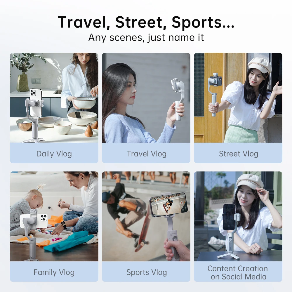 Hohem iSteady XE Kit Smartphone Gimbal 3-Axis Handheld Stabilizer Phone Selfie Stick Tripod with Magnetic Fill Light Video Shoot 5 Hohem iSteady XE Kit Smartphone Gimbal 3-Axis Handheld Stabilizer Phone Selfie Stick Tripod with Magnetic Fill Light Video Shoot 5