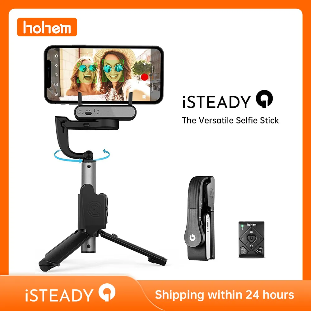 Hohem iSteady Q Handheld Gimbal Stabilizer Phone Selfie Stick Extension Rod Adjustable Tripod with Remote Control for Smartphone 1 Hohem iSteady Q Handheld Gimbal Stabilizer Phone Selfie Stick Extension Rod Adjustable Tripod with Remote Control for Smartphone 1