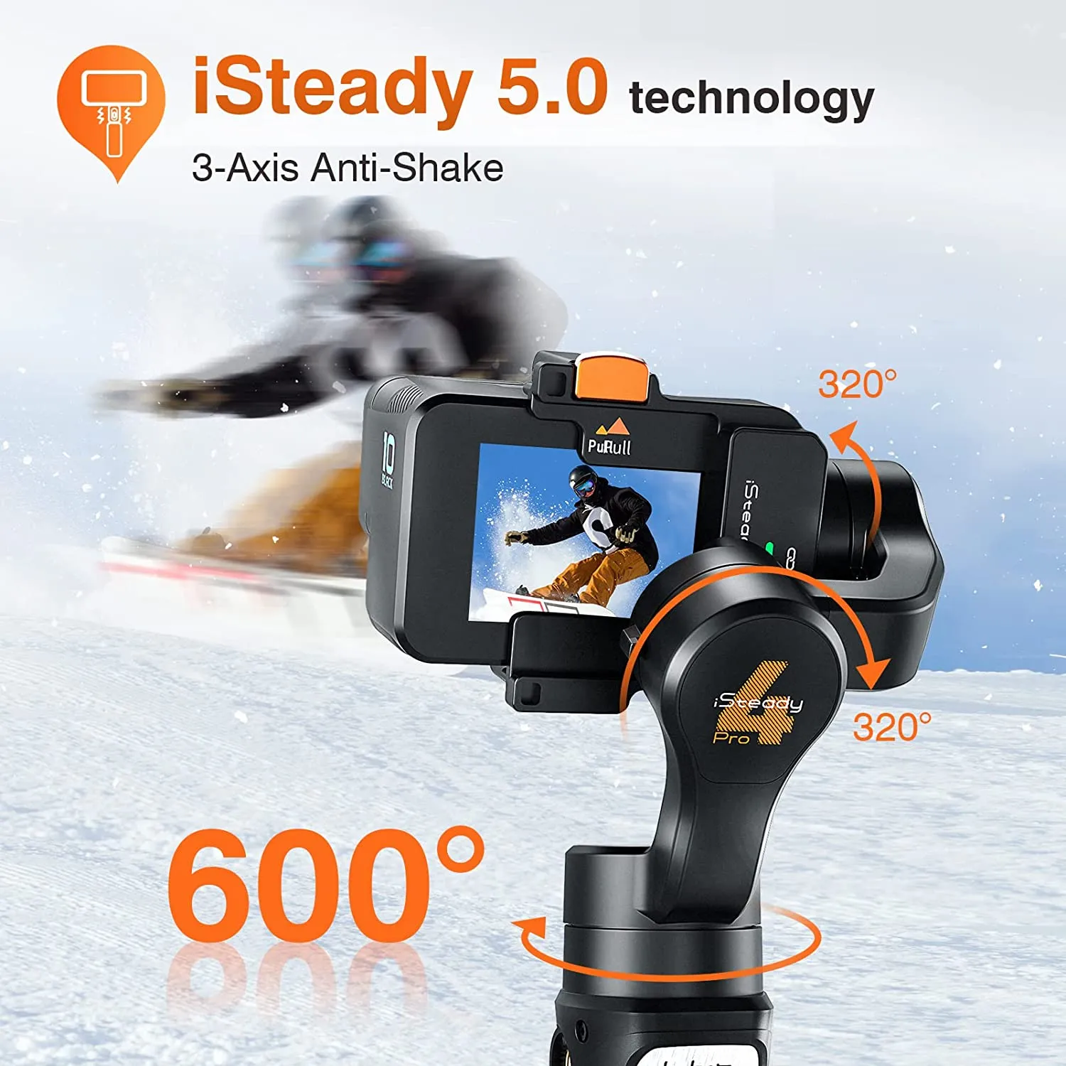 iSteady Pro 4 Gimbal for GoPro 11/10/9/8/7/6/5 DJI OSMO Insta360 One R Action Camera 3-Axis Handheld Stabilizer 2 iSteady Pro 4 Gimbal for GoPro 11/10/9/8/7/6/5 DJI OSMO Insta360 One R Action Camera 3-Axis Handheld Stabilizer 2